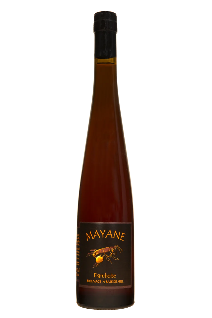 Hydromel moelleux à la framboise sauvage, alcool de miel fruité