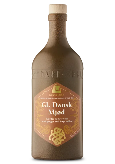 Gl. Dansk Mjød, hydromel danois fait au Danemark selon une recette historique scandinave, hydromel au gingembre