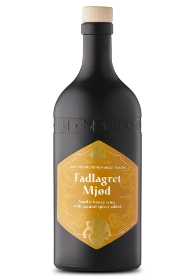 Fadlagret, hydromel danois fait au Danemark selon une recette historique scandinave, hydromel épicé vieilli en fût de chêne de Bordeaux