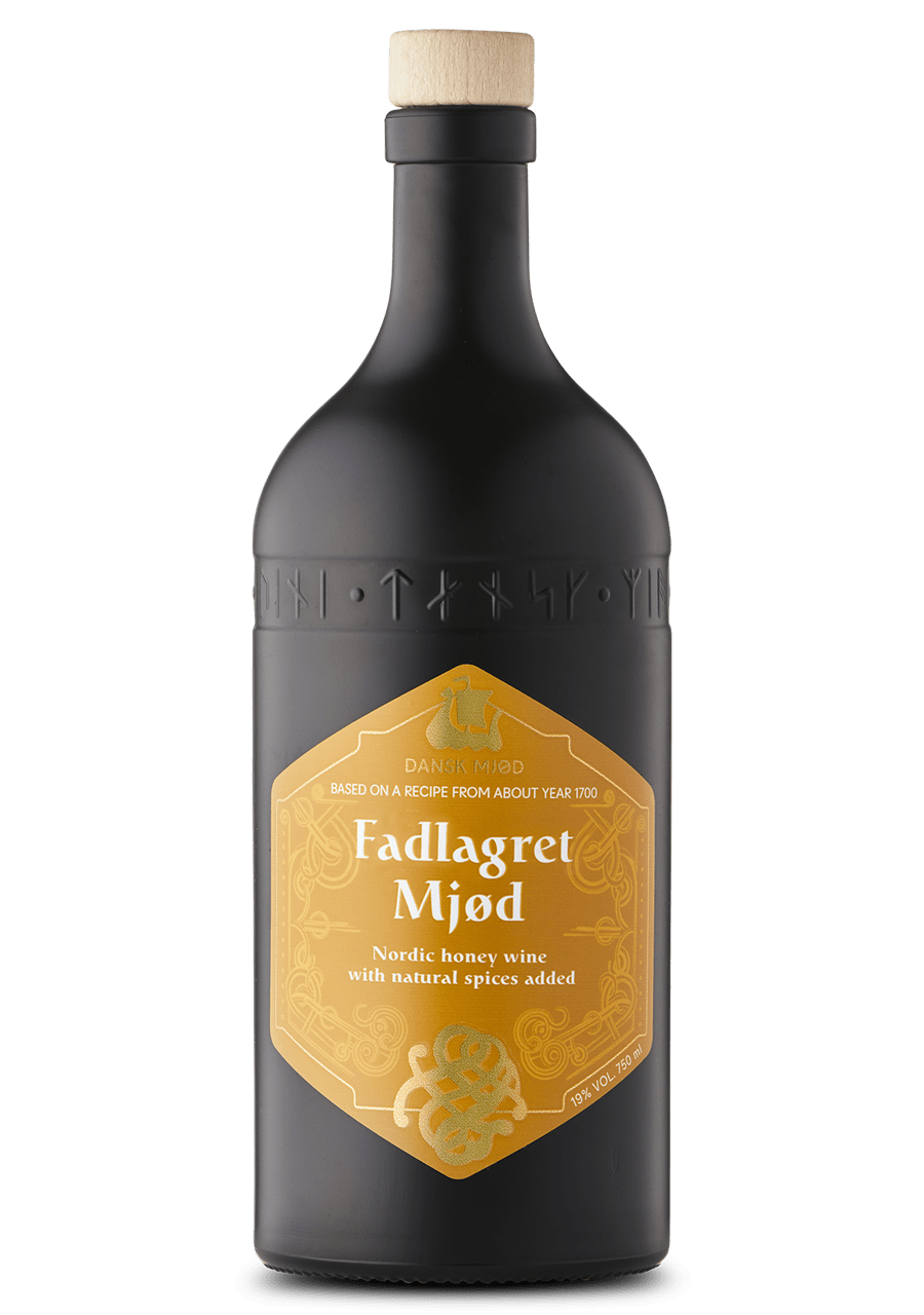 Fadlagret, hydromel danois fait au Danemark selon une recette historique scandinave, hydromel épicé vieilli en fût de chêne de Bordeaux