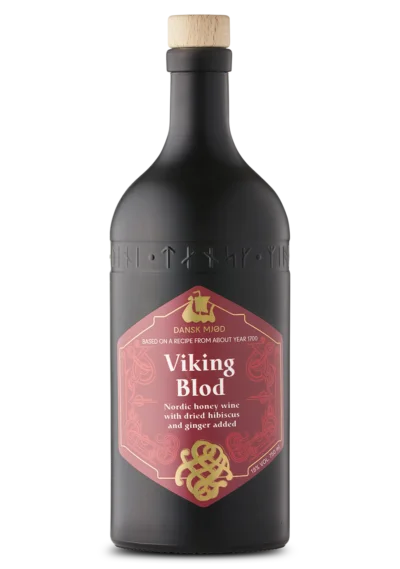Viking Blod, hydromel danois fait au Danemark selon une recette historique scandinave, hydromel au gingembre et à l'hibiscus