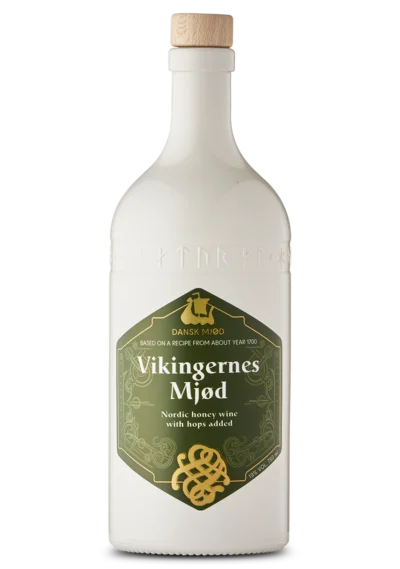 Vikingernes Mjød 0,75L, hydromel danois fait au Danemark selon une recette historique scandinave, hydromel au houblon