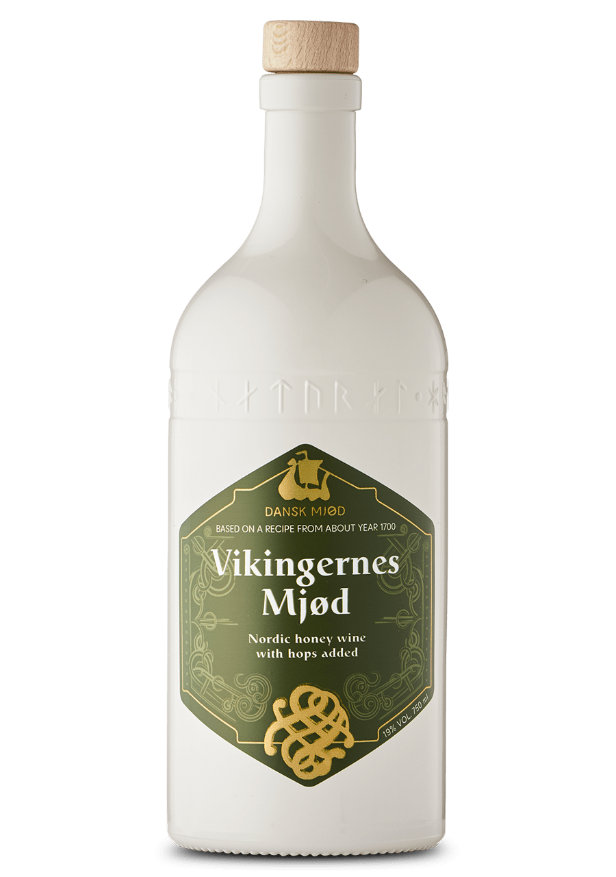 Vikingernes Mjød 0,75L, hydromel danois fait au Danemark selon une recette historique scandinave, hydromel au houblon