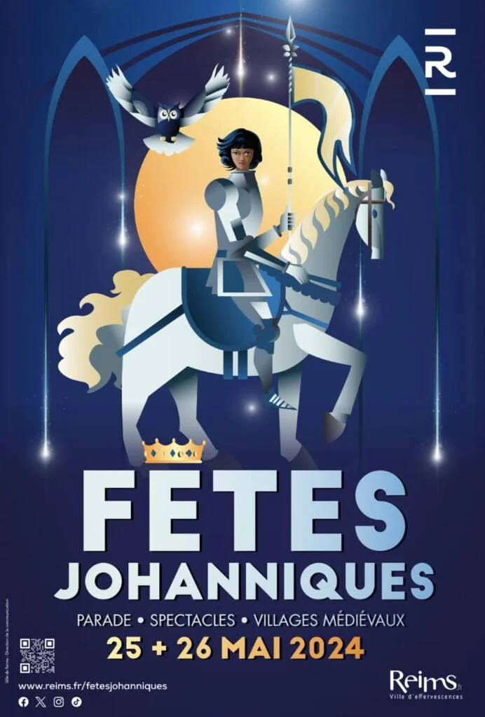 Affiche des fêtes johanniques de Reims 2024