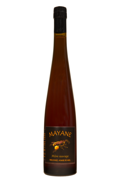 Hydromel moelleux à la mûre sauvage, alcool de miel fruité