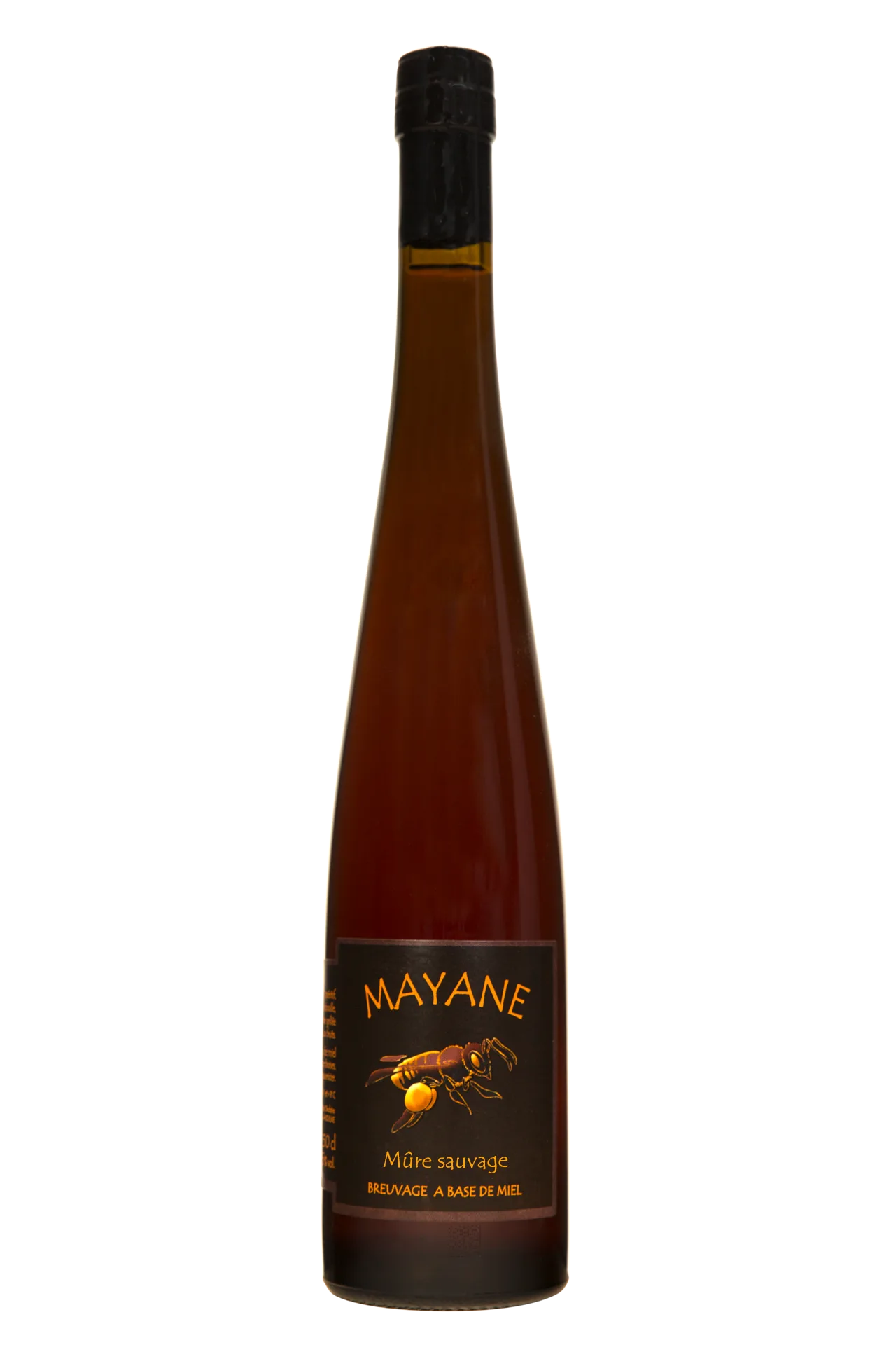 Hydromel moelleux à la mûre sauvage, alcool de miel fruité